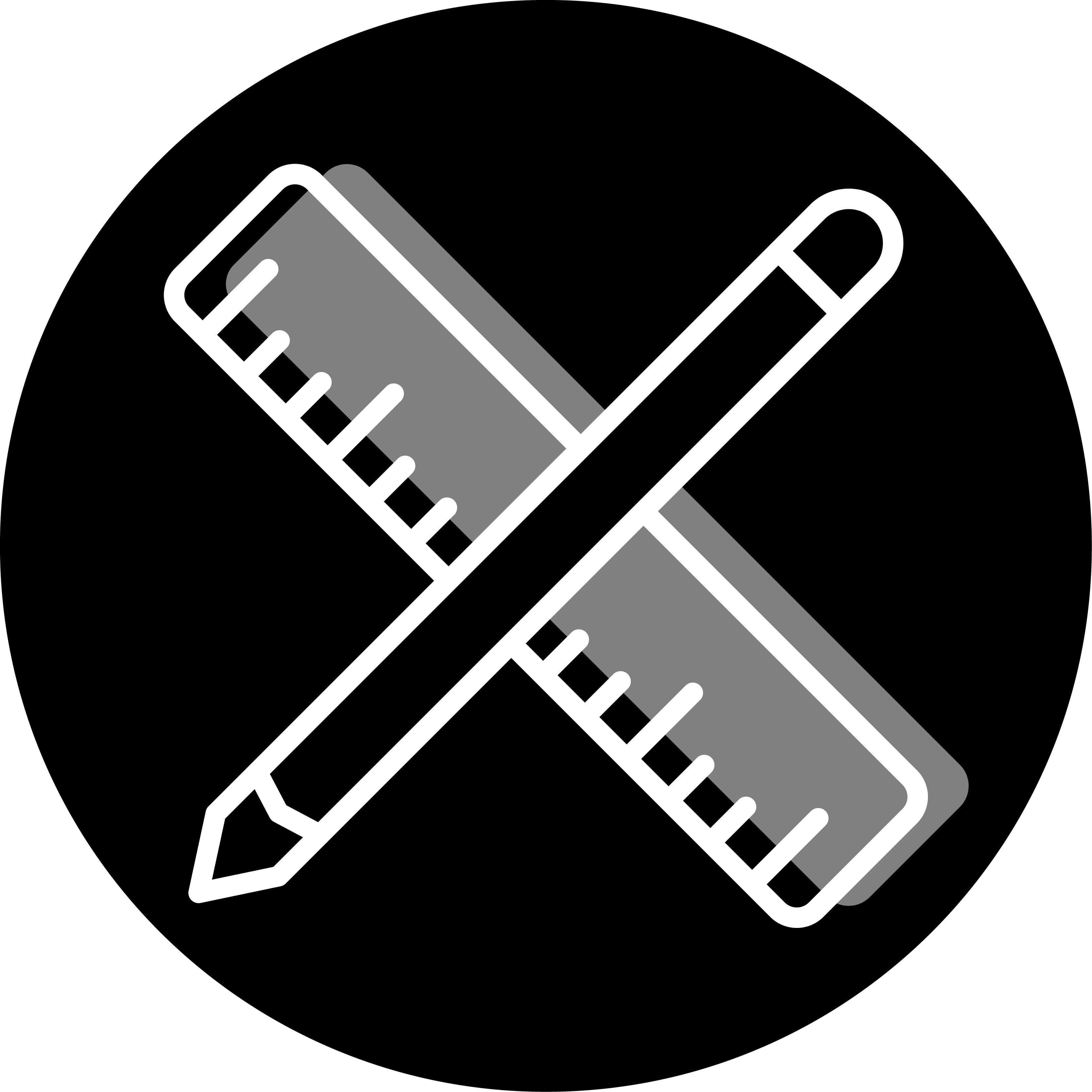 Ruler and pencil icon